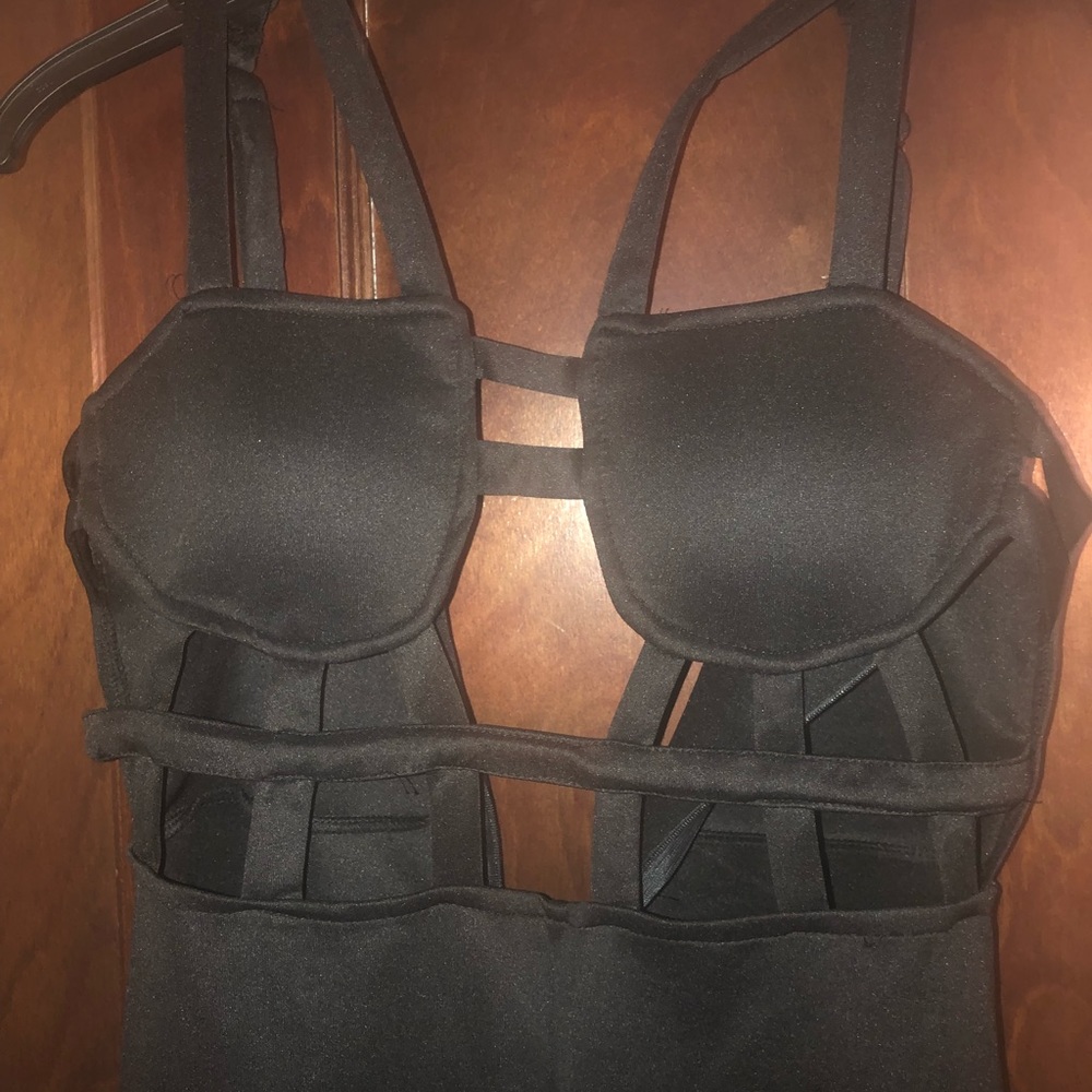 Black women strapped jumper